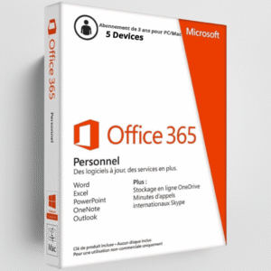 Microsoft Office 365 pour PC / Mac / Android / iOS- 1 An - 3 Ans