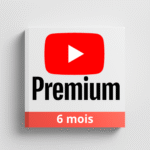 YouTube Premium - 6 mois