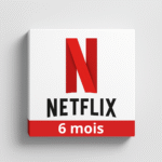 Netflix - 6 mois